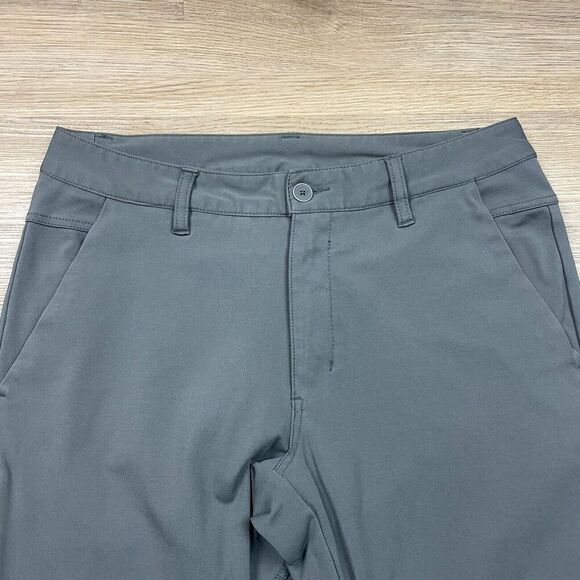 Bylt Pants Mens Medium Gray Everyday 2.0 Stretch Sim Fit Zip Pocket Chino - Picture 2 of 14